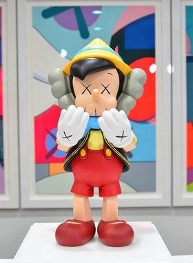 Mand kaws匹诺曹公仔潮玩手办摆件 玩偶模型居家装饰桌面玩具组合