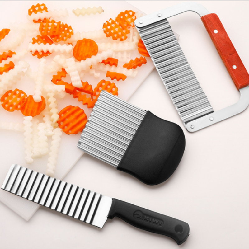 stainless steel wave knife potato cutter slicer slicer slice