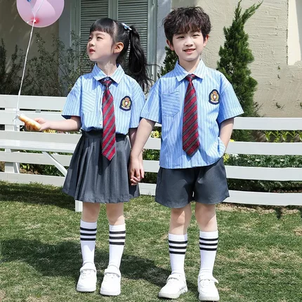 幼儿园园服小学生班服英伦风校服六一儿童节合唱表演出服装毕业照