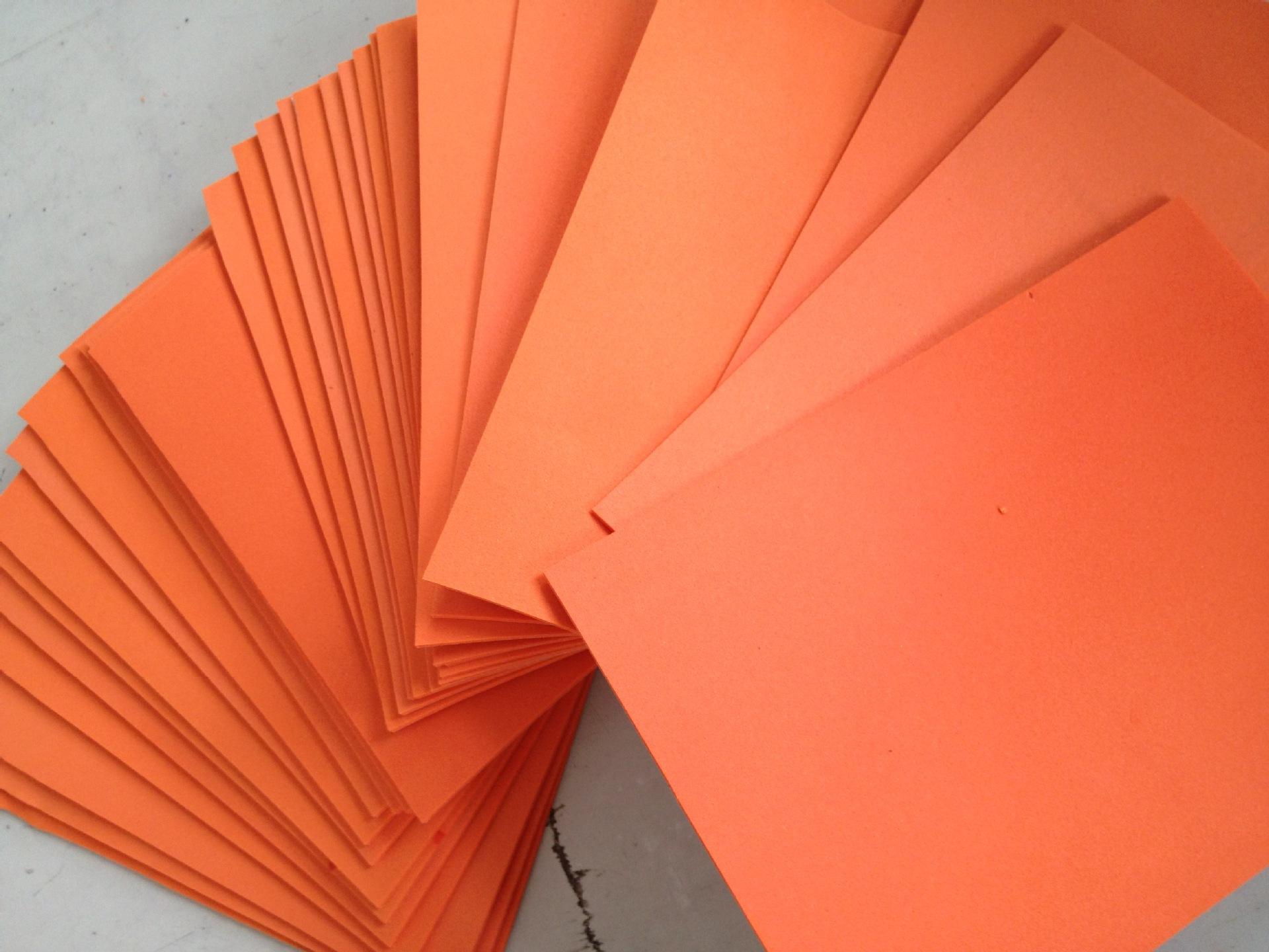 现货55度橙色高弹EVA刀模弹垫 冲床模切机KN95口罩机刀模弹力垫