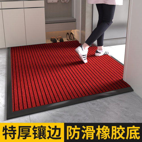 入户门地垫进门门口门垫家用大门垫子吸水防滑脚垫脚踏垫红色地毯