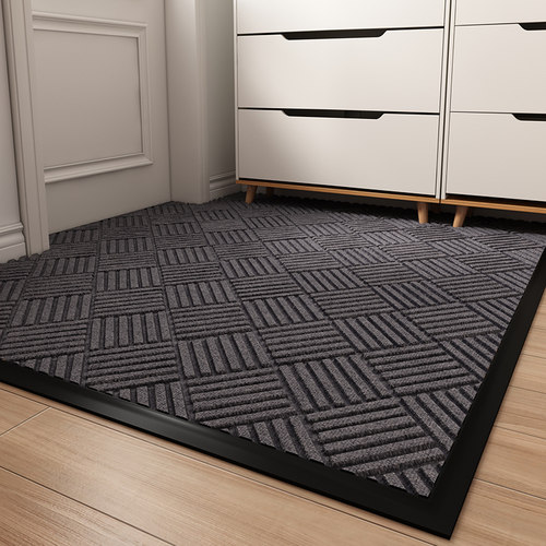 高端别墅入户门地垫家用防滑门外脚垫免打理耐脏入宅进门门口地毯