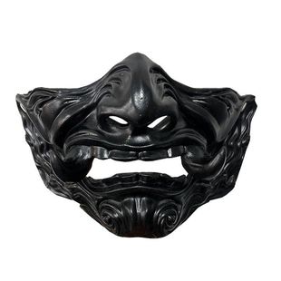 日本暗黑鬼脸演出装 双獠牙般若面具 扮面具 cosplay日系 跨境爆款