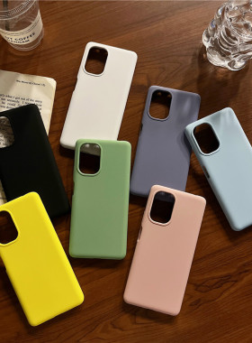 红米note12Turbo手机壳真液态硅胶适用Redmi note12pro极速版防摔滑简约纯色11tpro保护套男女情侣款潮不变色