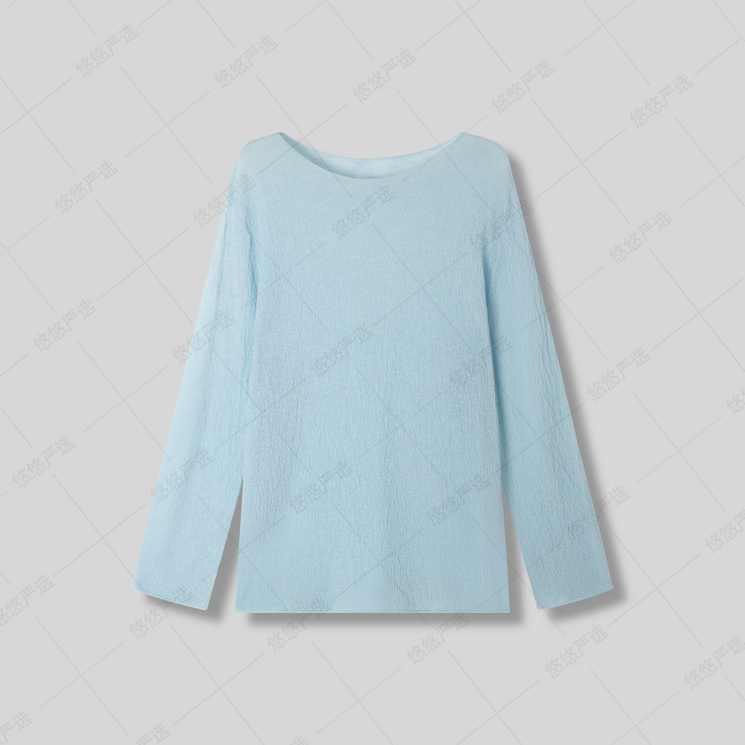 【高端线】夏季薄款优雅休闲肌理针织衫上衣 A53031204
