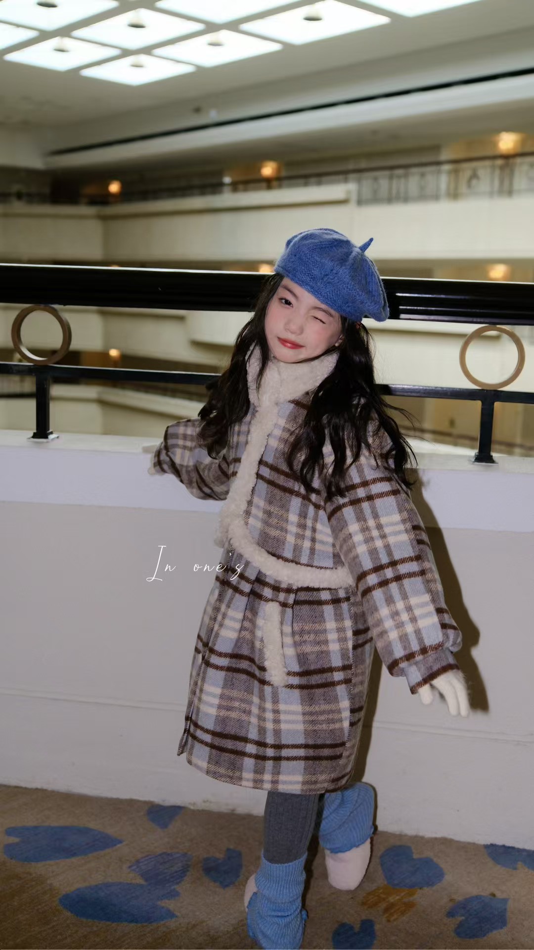 GOLI·芥末家  格子加棉外套