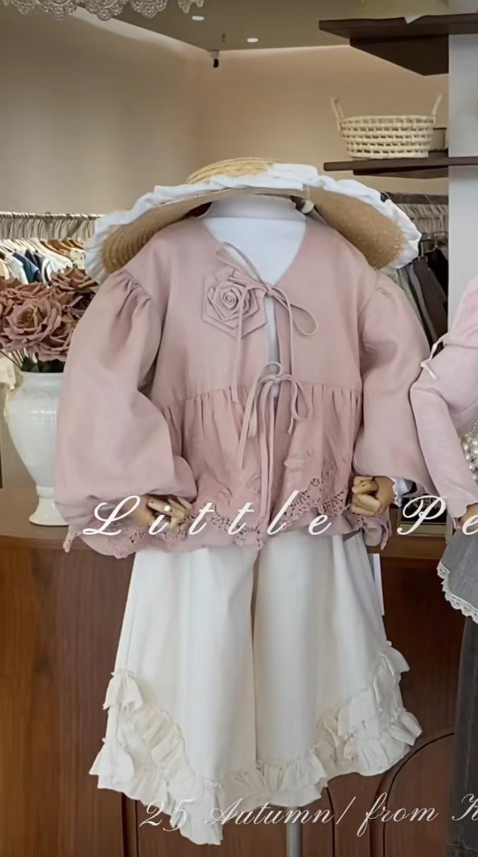 GOLI·芥末家 棉麻勾花 外套