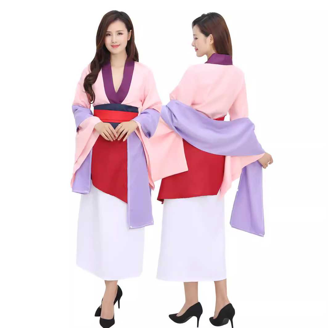 万圣节花木兰同款汉服舞台演出含