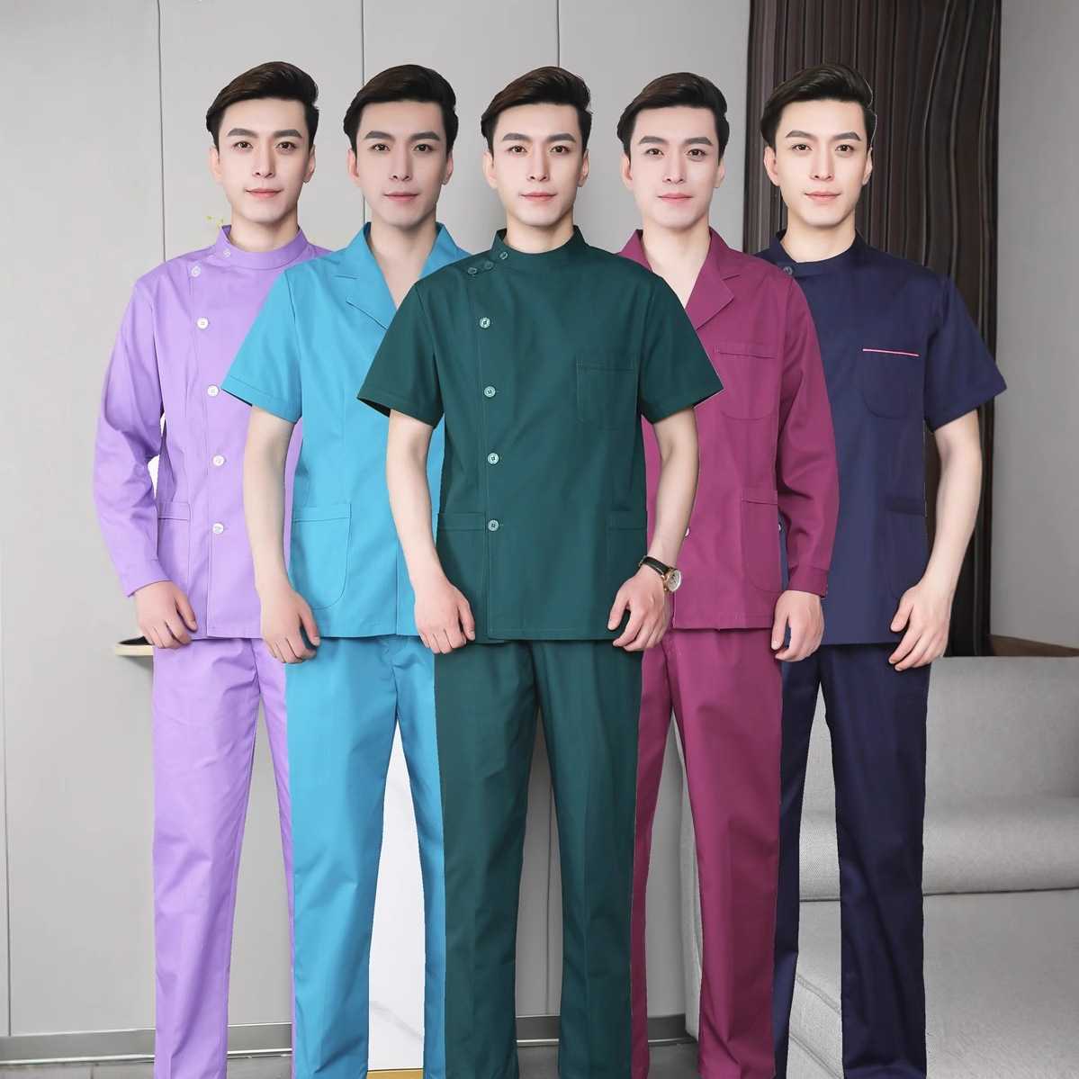 护士服女秋冬长袖分体套装|适配