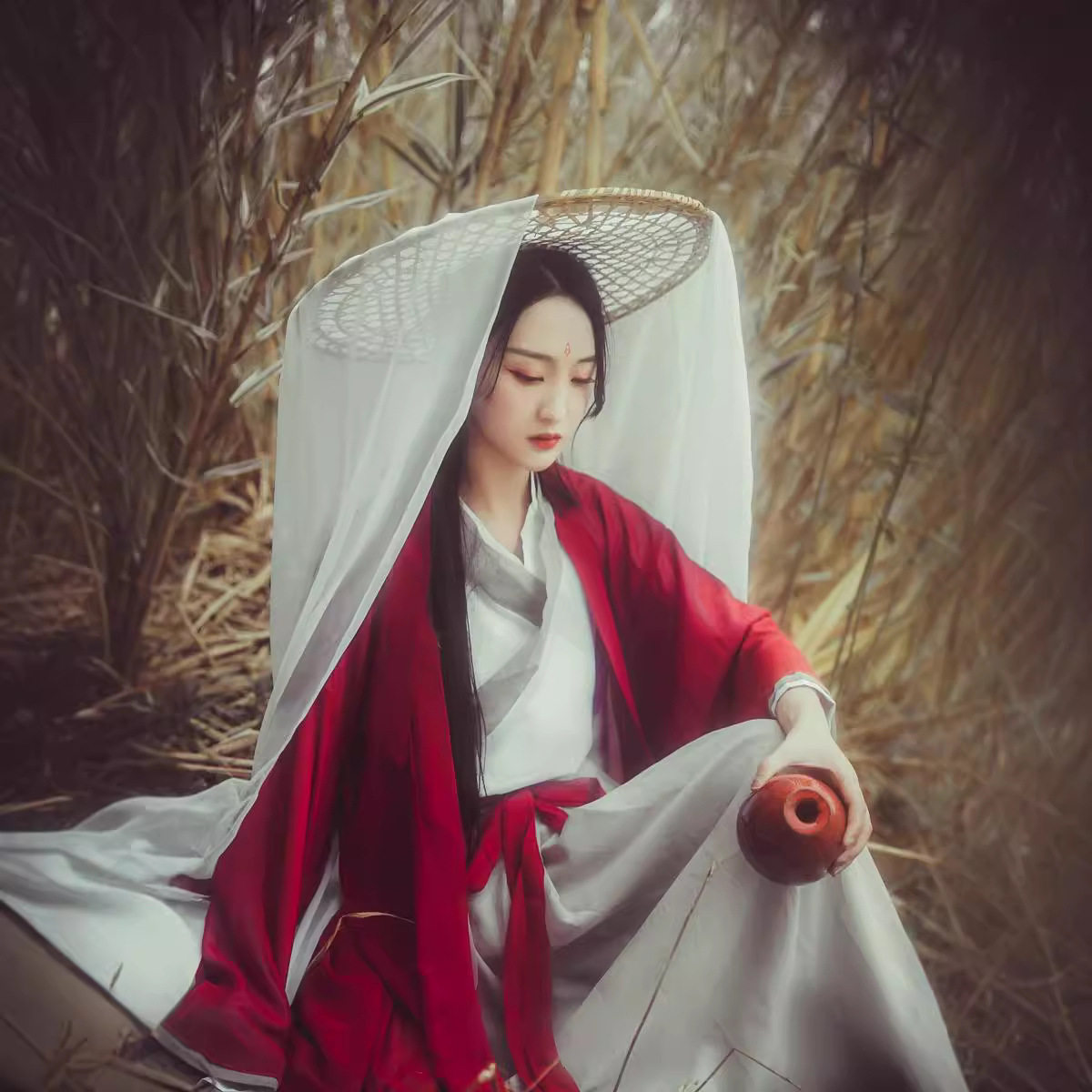 汉服女超仙交领齐腰魏晋风飘逸