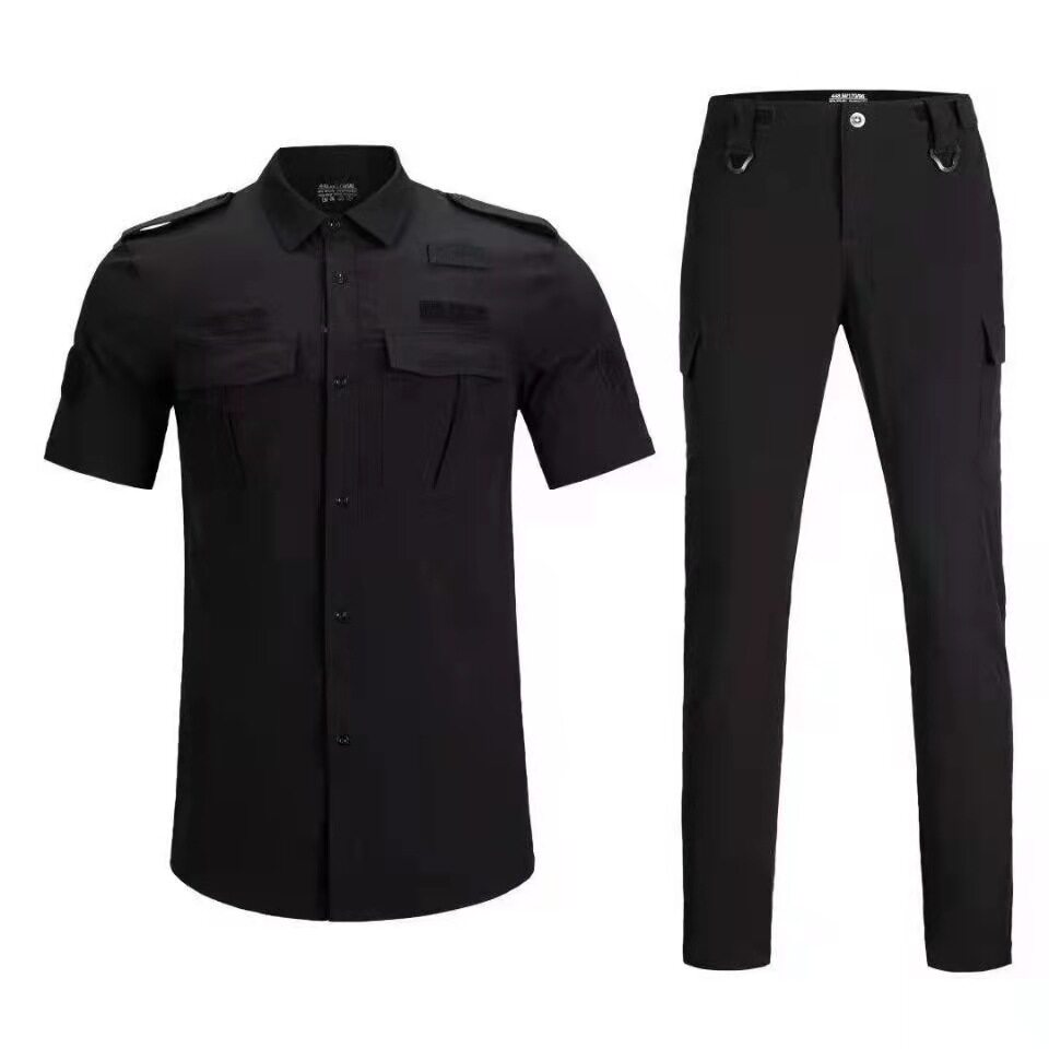 新款春秋长袖教官保安作训服工装