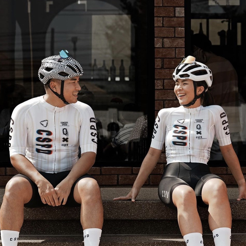 2025新款PD夏季男女款户外运动自行车公路车长袖骑行服爆款休闲