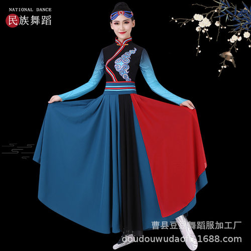 蒙古服饰女舞蹈服少数民族表演出