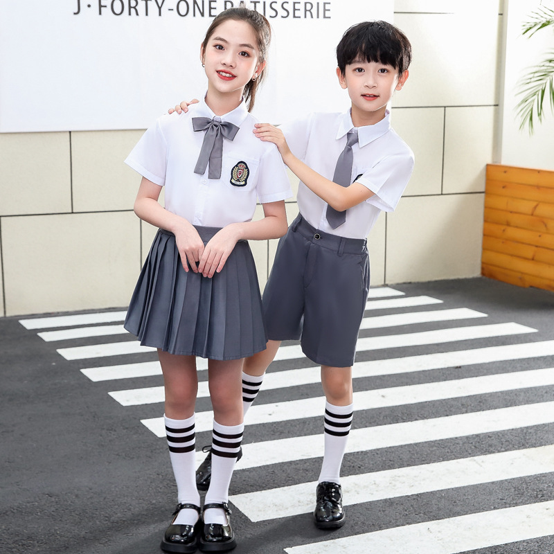 儿童演出服中小学生大合唱朗诵表演服幼儿园园服校服风男女童A类