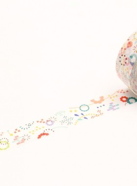 MT 胶带| ex|多彩POP 缤纷小花 MTEX1P74R 幅15mm*7m整卷