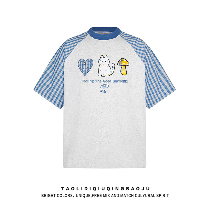 Loose Fit Casual Embroidered Raglan Tee for Women - Product image 3