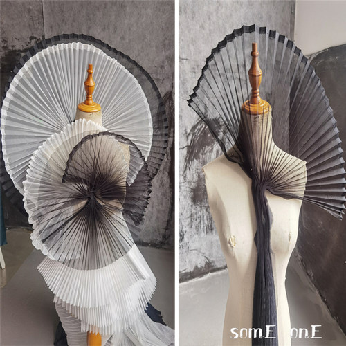 风铃网纱服装欧美肌理