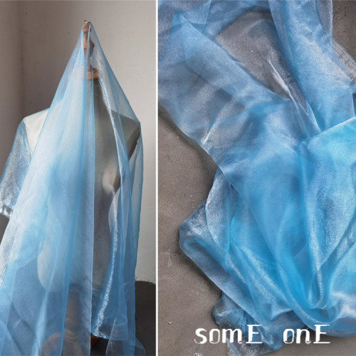 风铃网纱服装欧美肌理