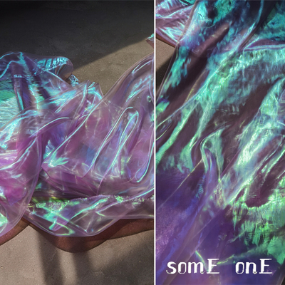 风铃网纱服装欧美肌理