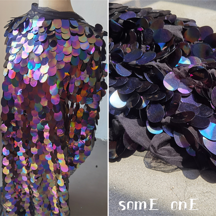 风铃网纱服装欧美肌理