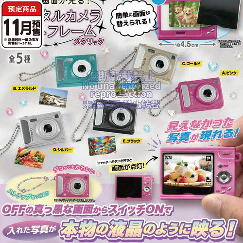 迷你数码相机造型放映挂件扭蛋 Toysspirits微缩 11月预定定金