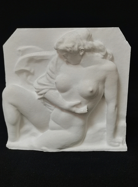 人物雕塑书房客厅卧室石膏水泥