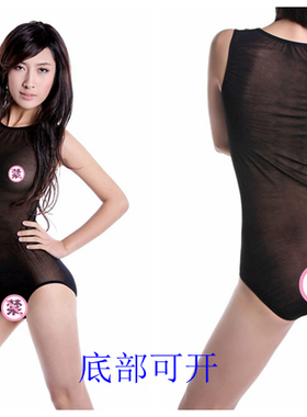 清仓 28元 都仪家天鹅绒连体衣 男士女士性感连体衣 丝袜连体1069