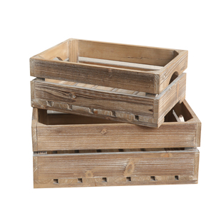 爱上花园实木做旧木框木条箱花园家居阳台收纳陈列装饰木框木盒88