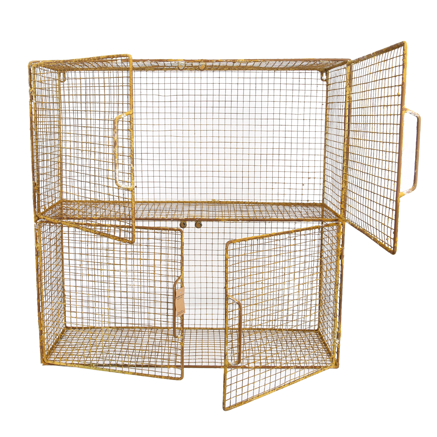 爱上花园 锈色铁丝置物架