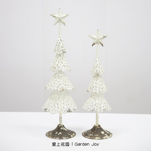 花园装饰摆件铁艺铁皮做旧