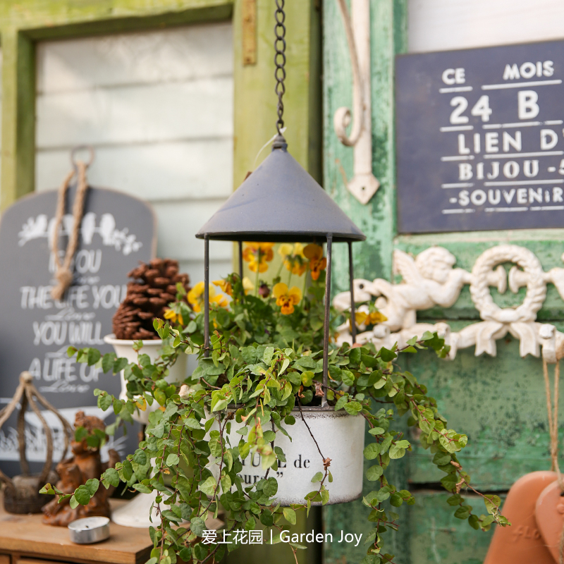 花园庭院装饰摆件吊篮花盒吊盆