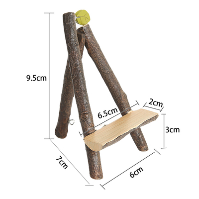 爱上花园ZAKKA树脂园艺家居氧化镁卡通仿原木椅子装饰桌面摆件88