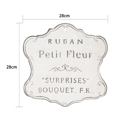 爱上花园铁艺挂牌杂货花园装饰壁挂装饰牌子蝴蝶形RUBAN壁挂牌