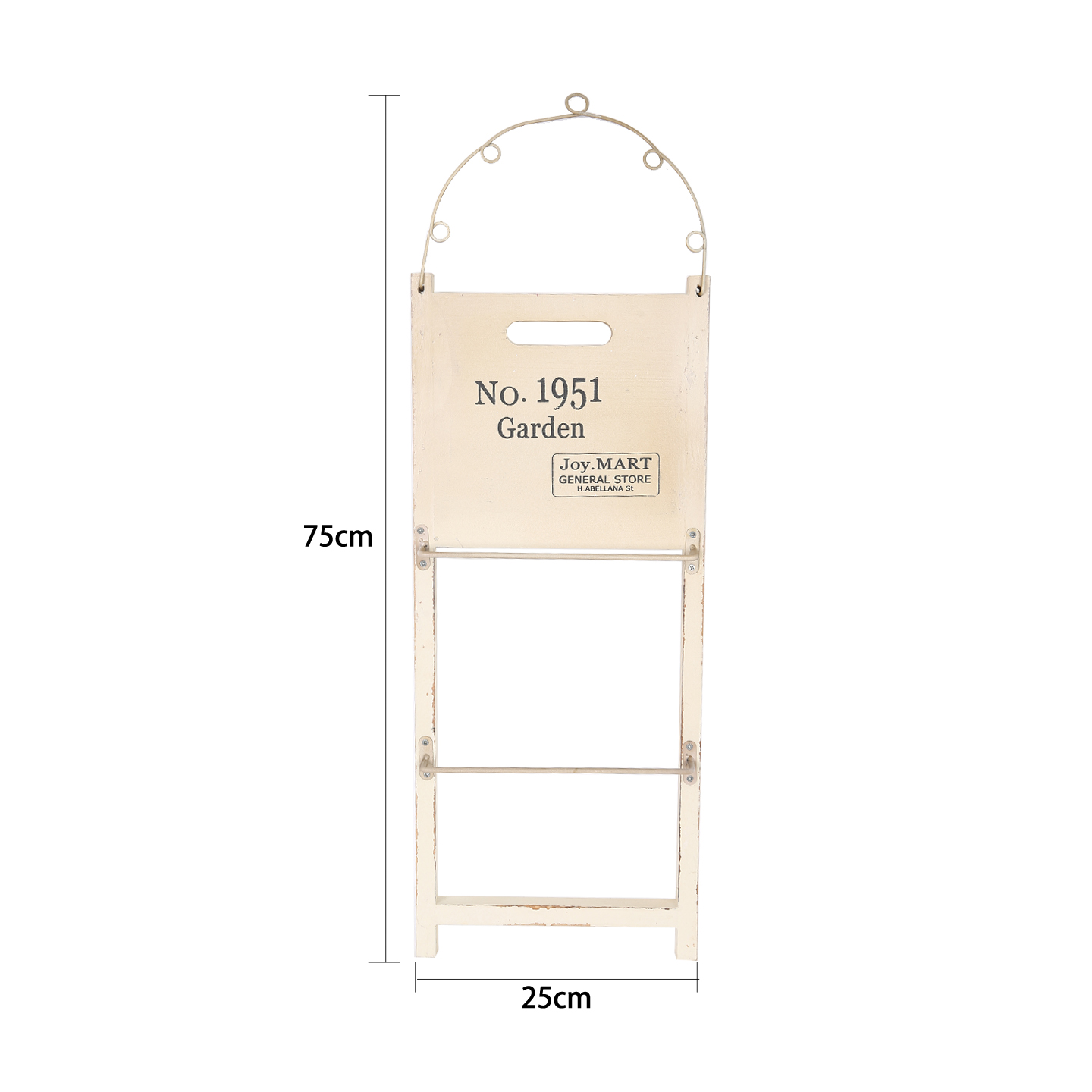 爱上花园家居阳台庭院装饰梯子挂牌实木梯子挂牌1951