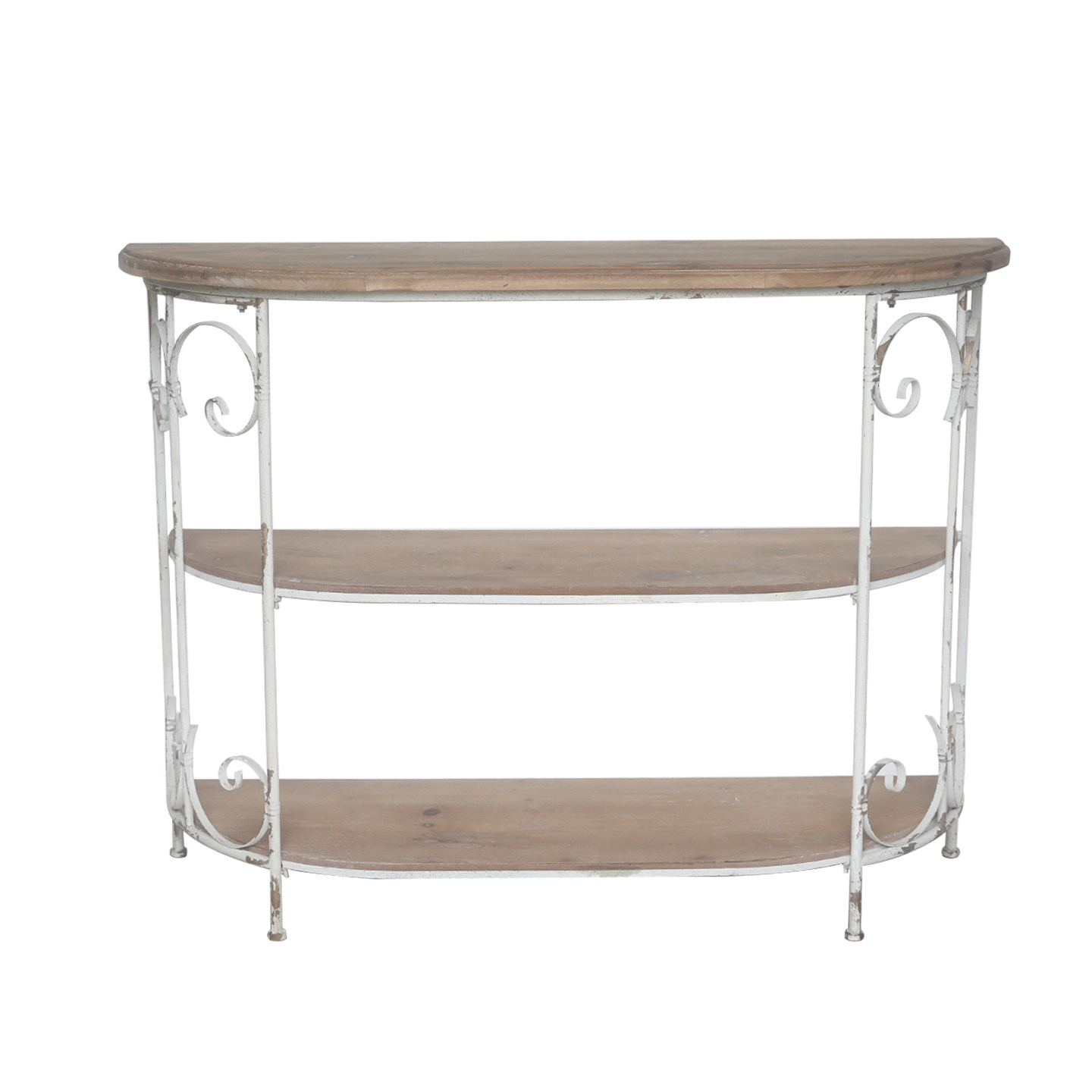 爱上花园铁艺木质做旧园艺装饰花架层架边桌玄关桌咖啡桌置物架