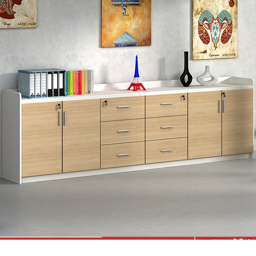 文件活动柜移动柜办公柜矮柜带锁三抽屉储物柜桌下小柜子茶水柜