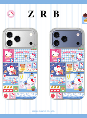 zrb KT复古趣拼系列趣盒万象适用苹果17磁吸壳16可爱15女款磨砂壳