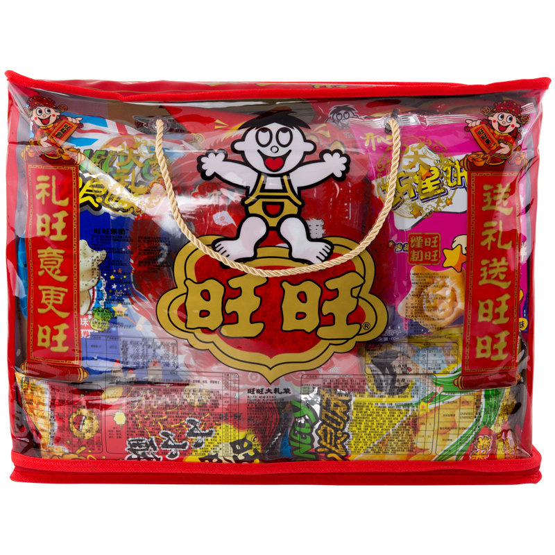 旺旺大礼包盒装680g818g820g雪饼仙贝挑豆厚烧海苔大米饼礼品,零食/坚果/特产,膨化食品,淘宝优惠券,粉丝福利购,淘宝优惠卷