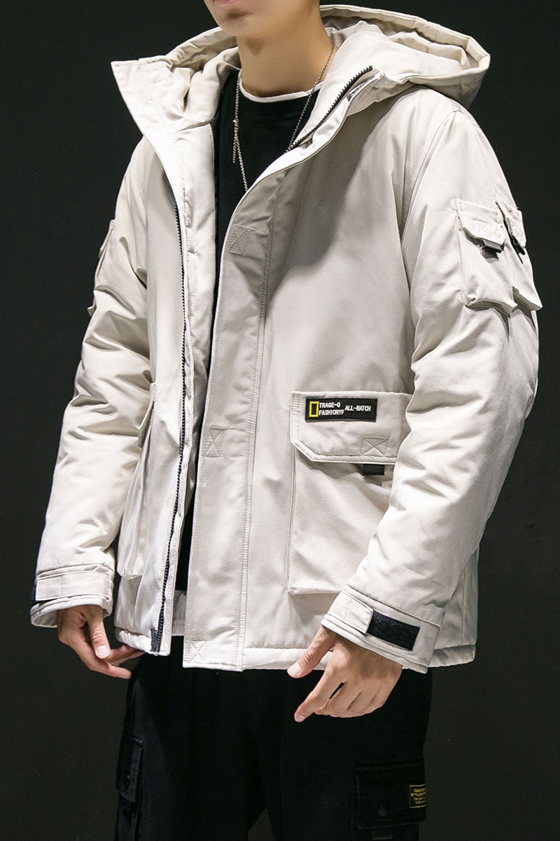 日系工装棉衣男短款棉服男冬季棉袄大码外套MY51-P80,男装棉衣,星座207