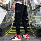 新款港风工装裤男法式宽松大码小脚休闲裤207-K86-P30，男装工装外套，星座207