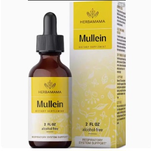 美国代购Mullein Leaf Tincture - Lung Cleanse - Vegan Lung De