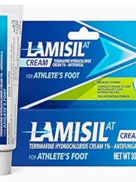 Lamisil 1% Cream, Athlete’s Foot Cream, Relieves, Treats &