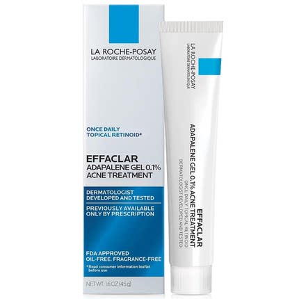 La Roche-Posay Effaclar Adapalene Gel 0.1% Acne Treatmen