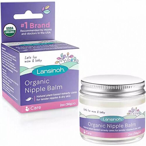 现货Lansinoh Organic Nipple Cream for Breastfeeding 2oz 60ml