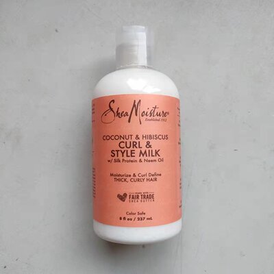 现货Shea Moisture Coconut & Hibiscus Curl & Style Milk