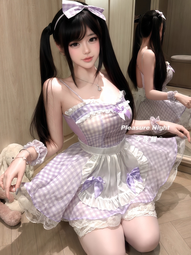 雾紫甜序*性感纯欲吊带连衣裙情调趣味qqny内衣女仆纯欲制服套装