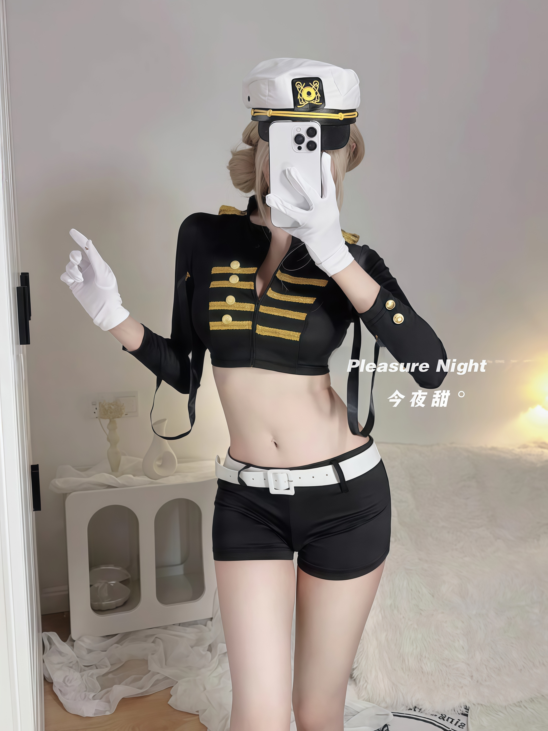 鎏金舰长*性感机车制服角色扮演套装变装女警cos纯欲空姐御姐夜店