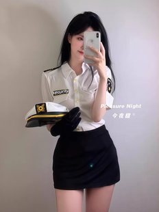 纯欲女警*网红主播性感机长空姐秘书御姐cos制服套装情调角色扮演