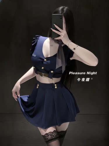 巡查女警*情调趣味内衣教官cos制服禁欲系约会战袍小胸纯欲风睡衣