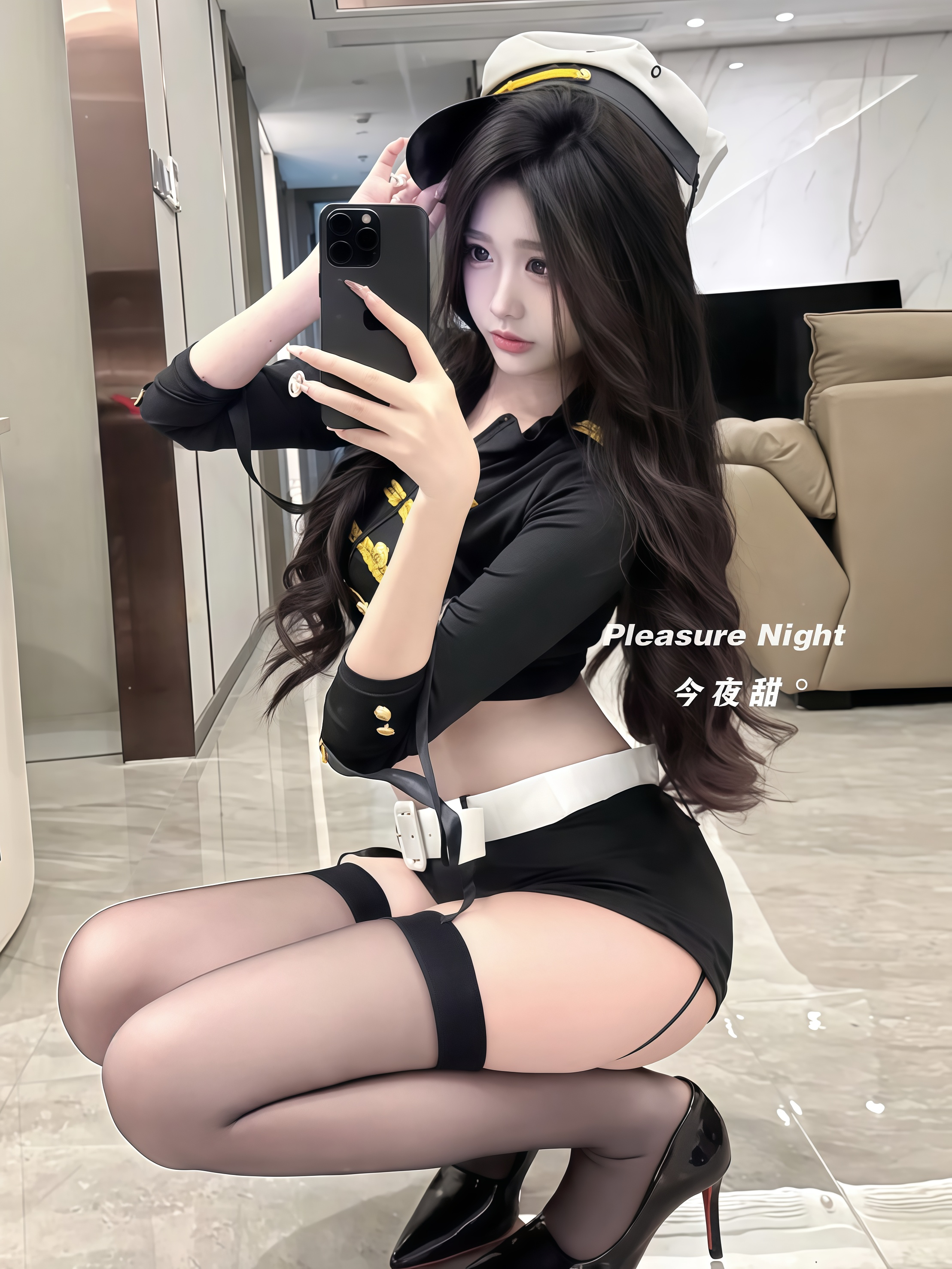 不良警花*性感女警官cos服装警员角色扮演qqny制服火辣cosplay服